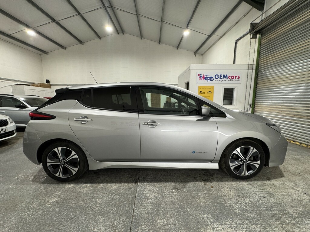 Nissan Leaf Hatchback 40Kwh Tekna 201868 FX68WCR Silver #4