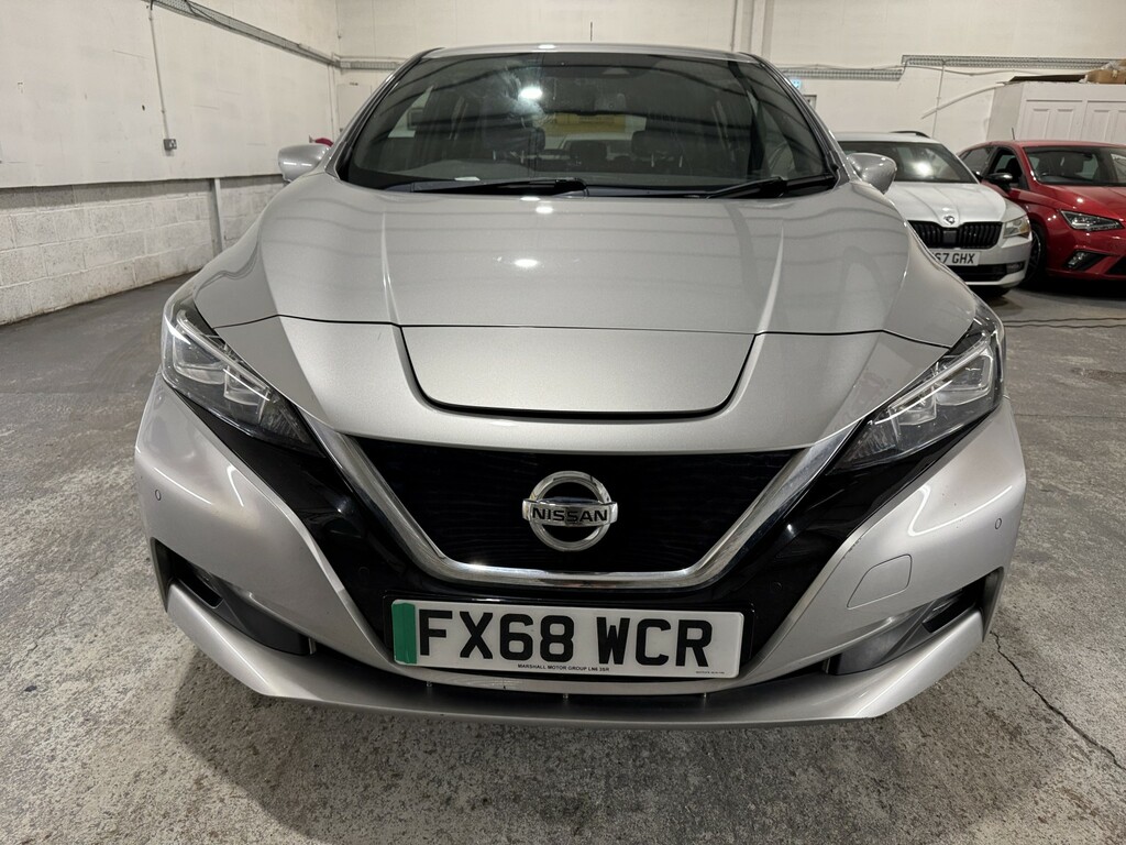 Nissan Leaf Hatchback 40Kwh Tekna 201868 FX68WCR Silver #2