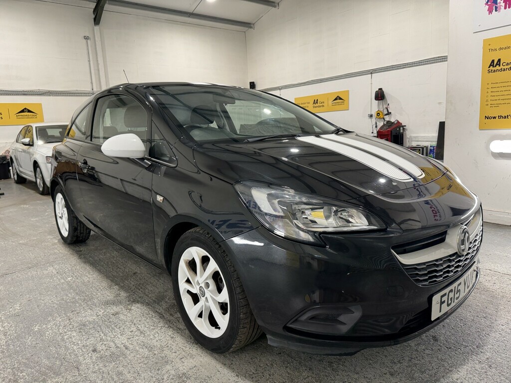 Vauxhall Corsa Hatchback 1.2 I Sting 201515 FG15YUV Black #3