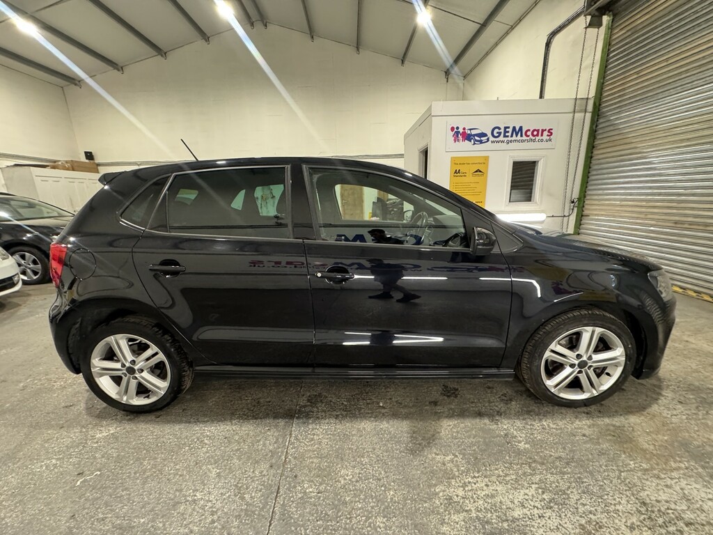 Volkswagen Polo Hatchback 1.2 Tsi R-line 201463 YS63VXJ Black #4