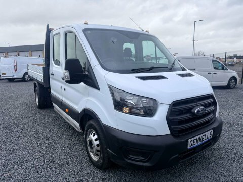 Ford Transit Custom Crew Cab Tipper White