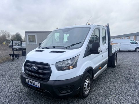 Ford Transit Custom Crew Cab Tipper MJ20HDH White #3