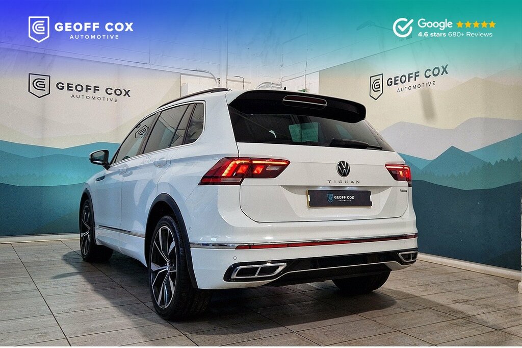 Volkswagen Tiguan Tdi R-line FP72EZJ White #2