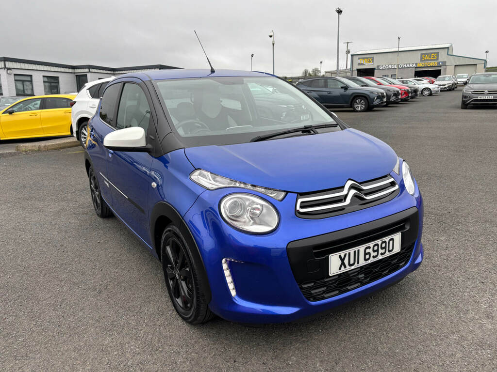 Citroen C1 1.0 Vti 72 Urban Ride XUI6990 Blue #2