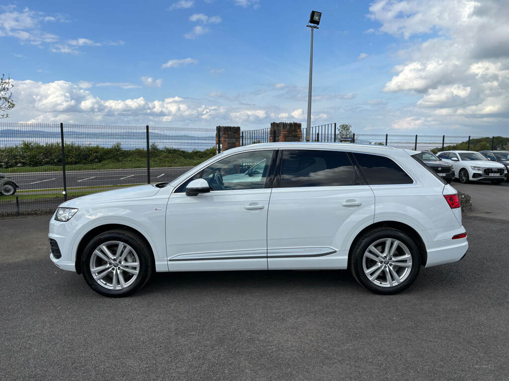 Audi Q7 3.0 Tdi Quattro S Line Tip KP19HPS White #6