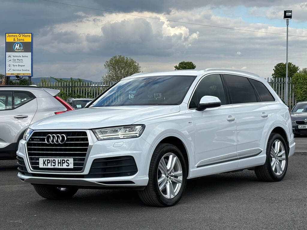 Audi Q7 3.0 Tdi Quattro S Line Tip KP19HPS White #2