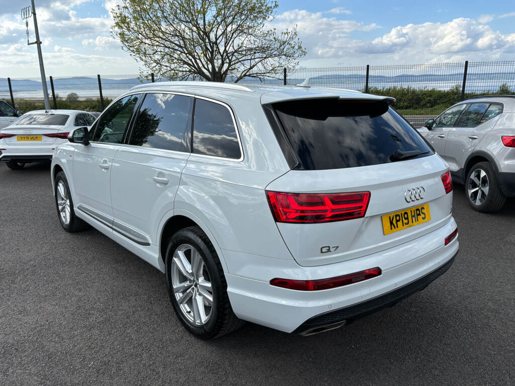 Audi Q7 3.0 Tdi Quattro S Line Tip KP19HPS White #5