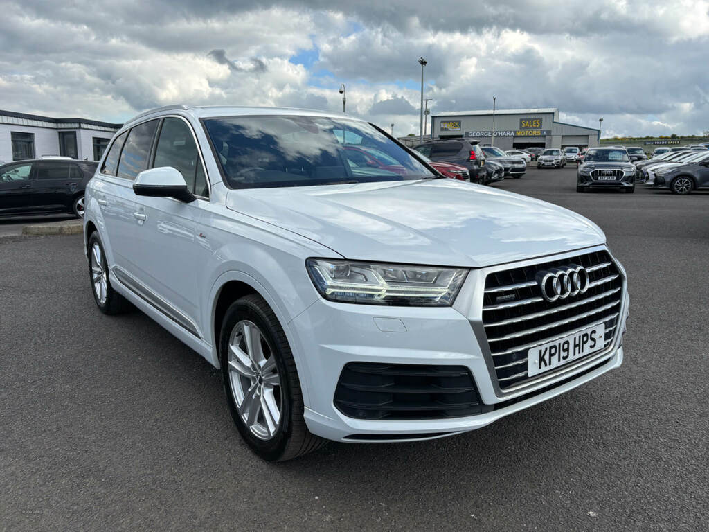 Audi Q7 3.0 Tdi Quattro S Line Tip KP19HPS White #3