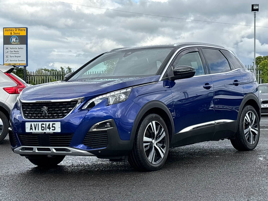 Peugeot 3008 1.5 Bluehdi Gt Line AVI6145 Blue #2