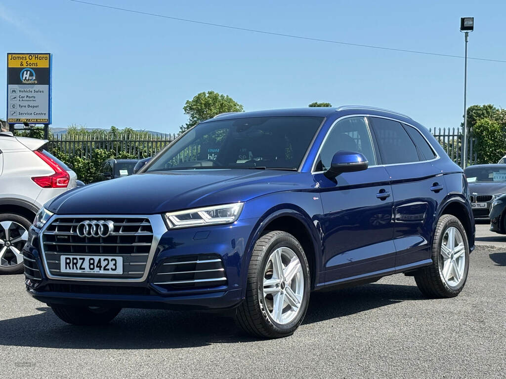 Audi Q5 40 Tdi Quattro S Line S Tronic RRZ8423 Blue #2