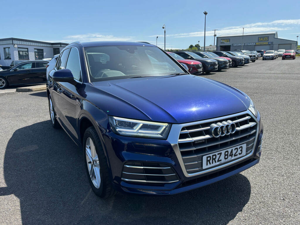 Audi Q5 40 Tdi Quattro S Line S Tronic RRZ8423 Blue #3