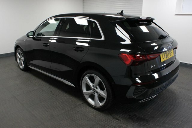Audi A3 2021 2.0 Tdi 30 S Line Sportback S Tronic Euro 6 Black #4