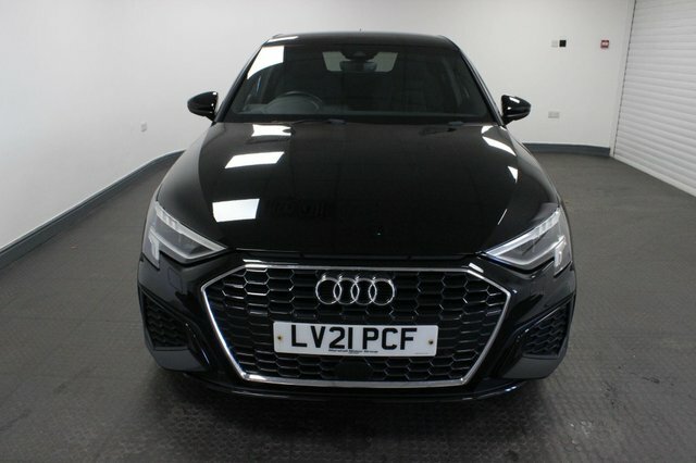Audi A3 2021 2.0 Tdi 30 S Line Sportback S Tronic Euro 6 Black #2