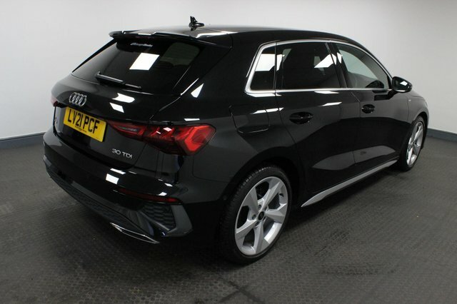 Audi A3 2021 2.0 Tdi 30 S Line Sportback S Tronic Euro 6 Black #6