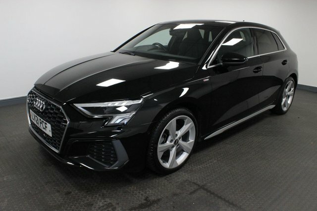 Audi A3 2021 2.0 Tdi 30 S Line Sportback S Tronic Euro 6 Black