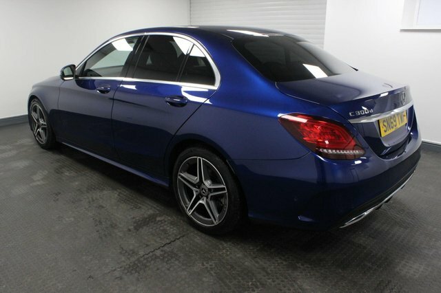 Mercedes-Benz C Class 2019 2.0 C300d Amg Line Premium G-tronic Euro 6 SN69TWF Blue #4