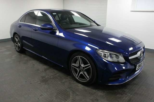 Mercedes-Benz C Class 2019 2.0 C300d Amg Line Premium G-tronic Euro 6 SN69TWF Blue #3