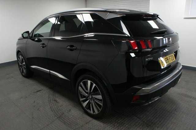 Peugeot 3008 2019 1.6 Puretech Gt Line Premium Eat Euro 6 Ss Black #4