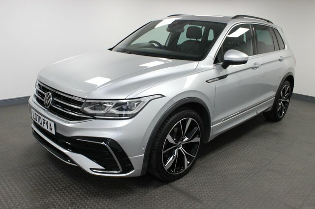Volkswagen Tiguan 2021 2.0 Tdi R-line Dsg 4Motion Euro 6 Ss Silver