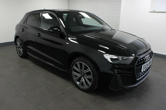 Audi A1 2024 1.0 Tfsi 25 S Line Sportback S Tronic Euro 6 SX24BXN Black #3
