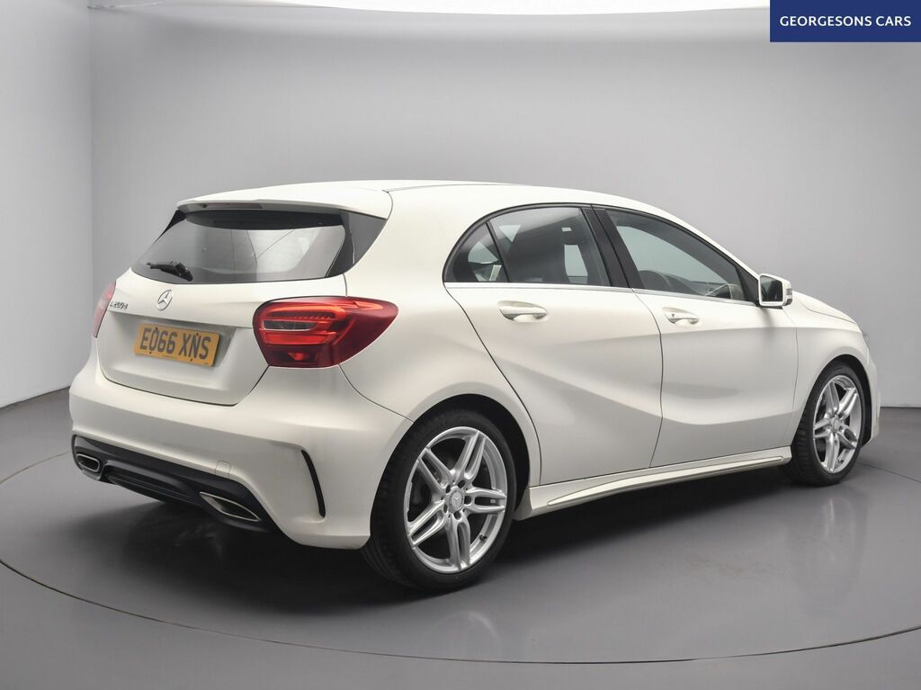 Mercedes-Benz A Class A200d Amg Line Hatchback EO66XNS White #6
