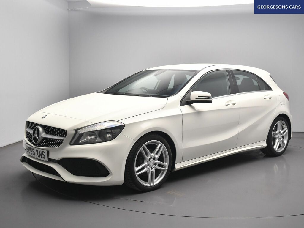 Mercedes-Benz A Class A200d Amg Line Hatchback EO66XNS White #4
