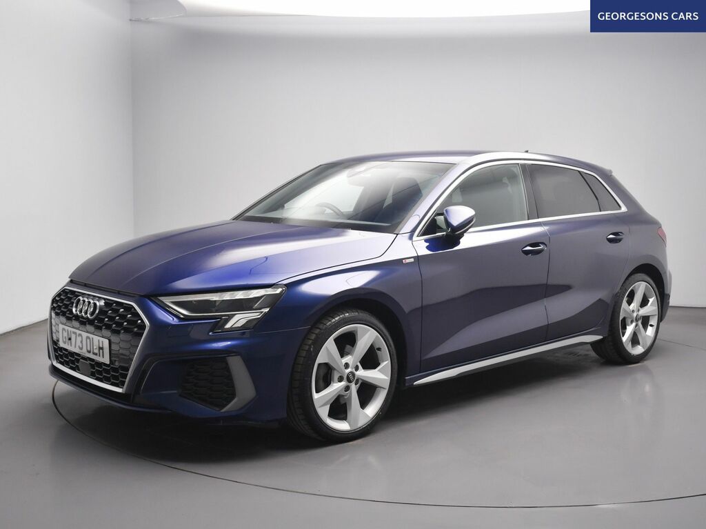 Audi A3 Tfsi 35 S Line GN73OLH Blue #4
