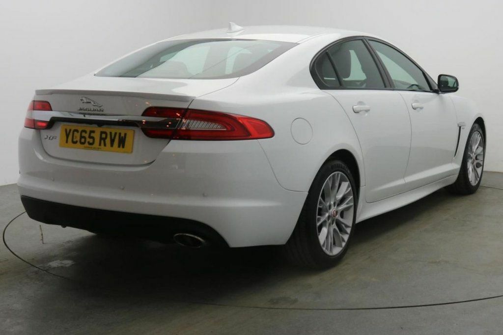 Jaguar XF R-sport Saloon YC65RVW White #6