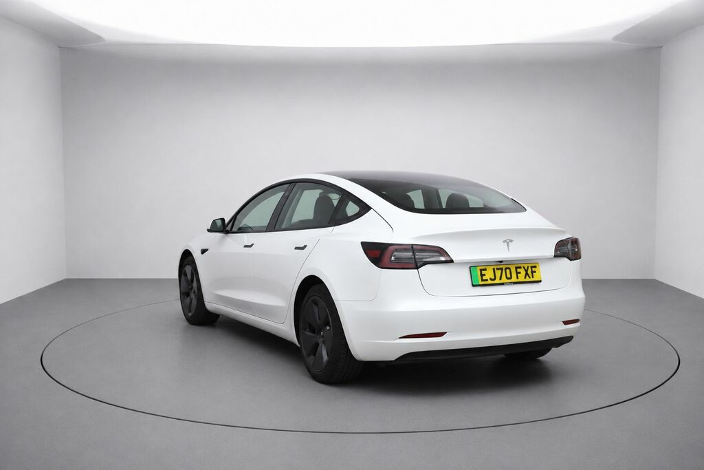 Tesla Model 3 Range Plus Saloon EJ70FXF White #3