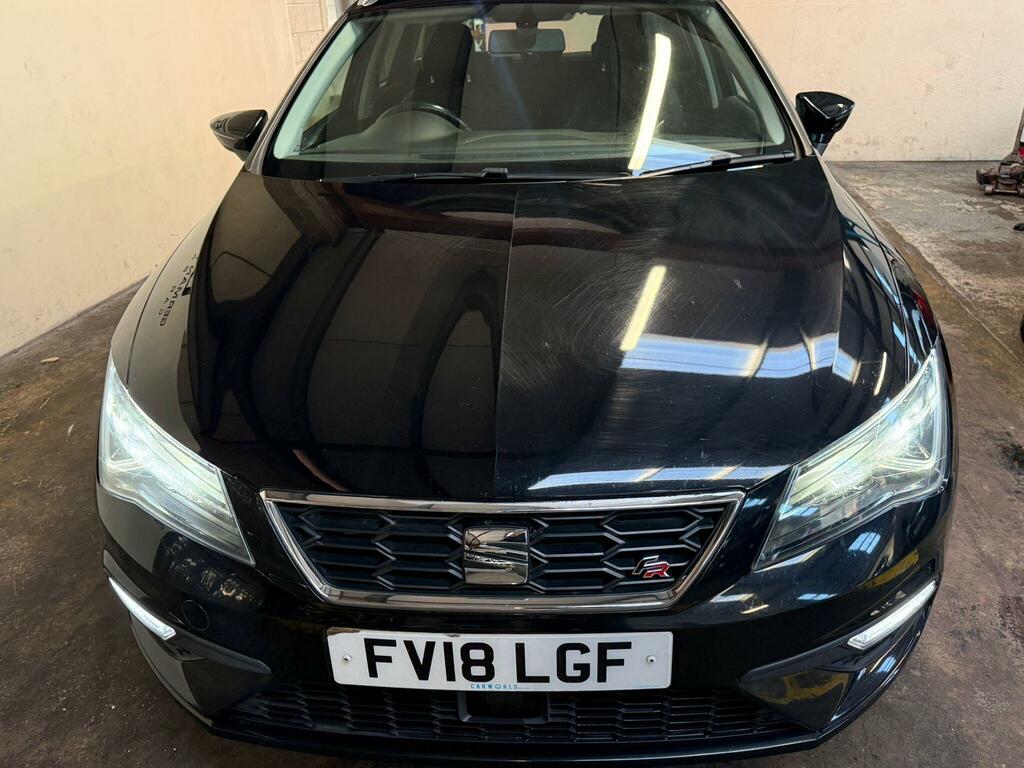 Seat Leon Estate 2.0 Tdi Fr Technology St Euro 6 Ss FV18LGF Black #5