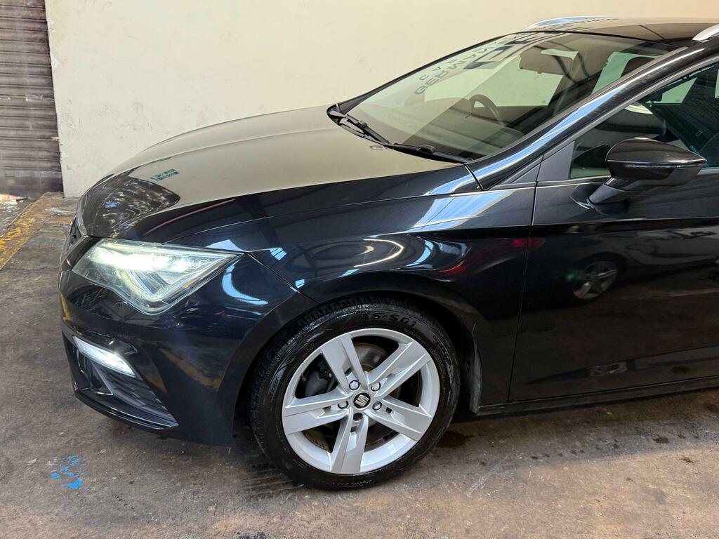 Seat Leon Estate 2.0 Tdi Fr Technology St Euro 6 Ss FV18LGF Black #4