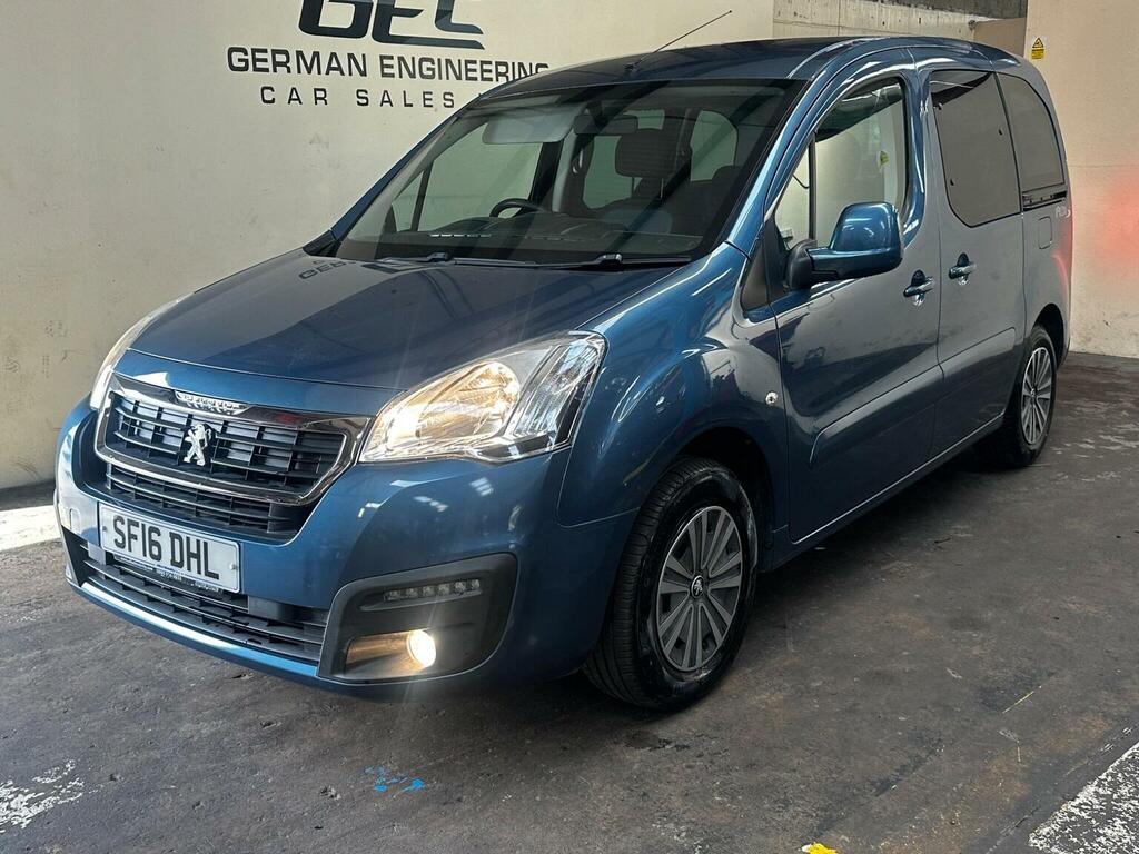Peugeot Partner Tepee Mpv 1.6 Bluehdi Allure Etg Euro 6 Ss 2016 Blue
