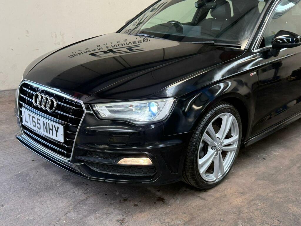 Audi A3 Hatchback 1.4 Tfsi S Line Euro 6 Ss 20156 LT65NHY Black #2