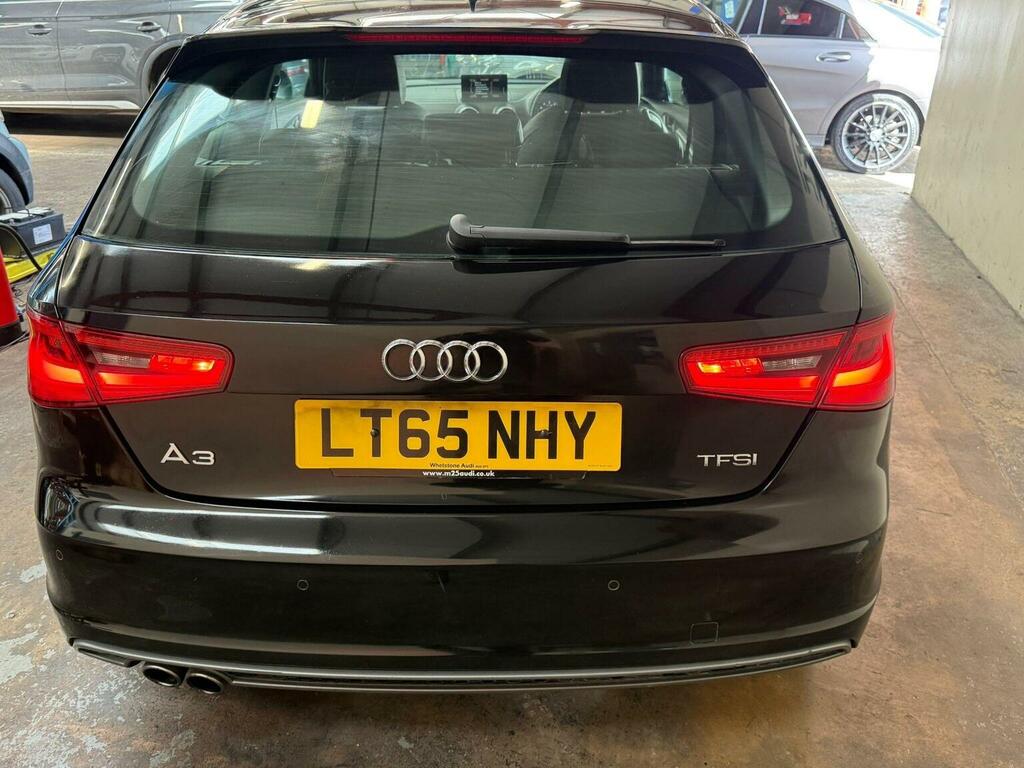Audi A3 Hatchback 1.4 Tfsi S Line Euro 6 Ss 20156 LT65NHY Black #6
