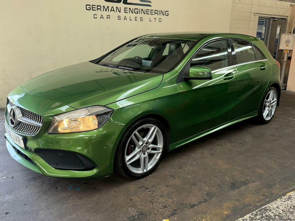 Mercedes-Benz A Class Hatchback 1.5 A180d Amg Line Executive Euro 6 S Green