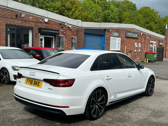 Audi A4 1.4 Tfsi Black Edition FY18BKE White #3