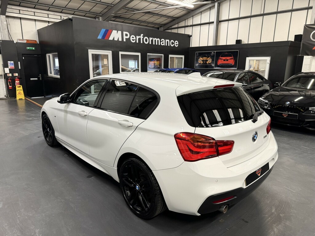 BMW 1 Series Hatchback 2.0 118D M Sport 5-Door 201666 BK66LWE White #2