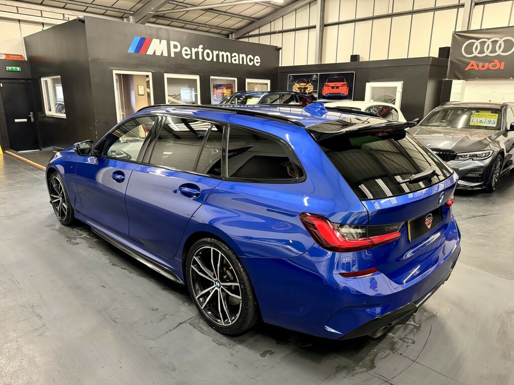 BMW 3 Series Estate 2.0 320D M Sport Touring 202121 BU21NNB Blue #2