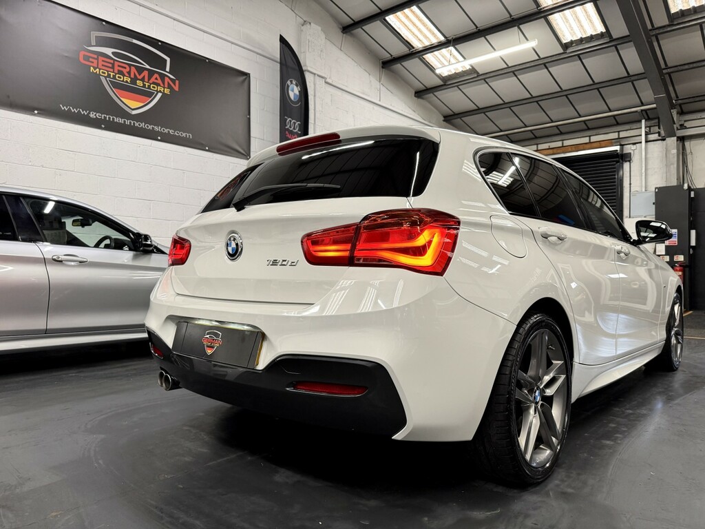 BMW 1 Series Hatchback 2.0 120D M Sport 5-Door 201767 RJ67FPF White #5