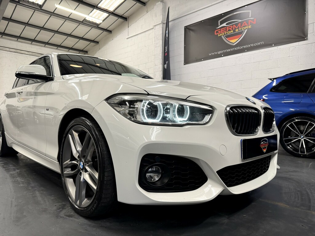 BMW 1 Series Hatchback 2.0 120D M Sport 5-Door 201767 RJ67FPF White #6