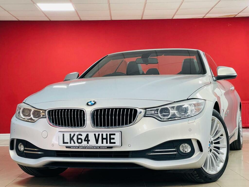 BMW 4 Series Convertible 2.0 420D Luxury Euro 6 Ss Silver #3