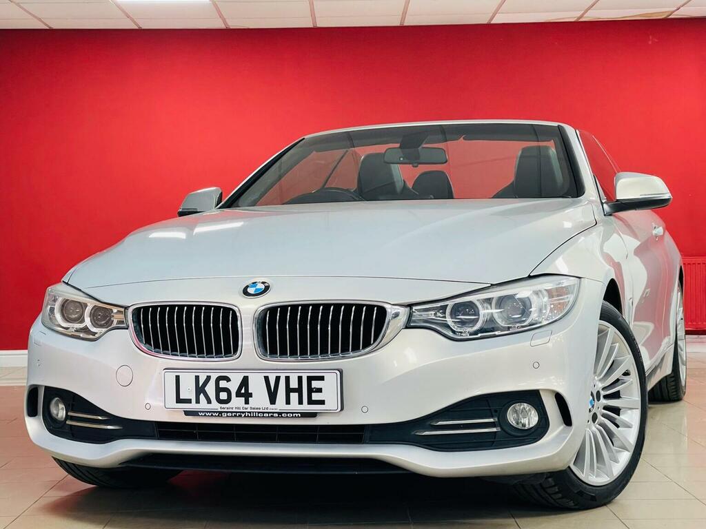 BMW 4 Series Convertible 2.0 420D Luxury Euro 6 Ss Silver #4