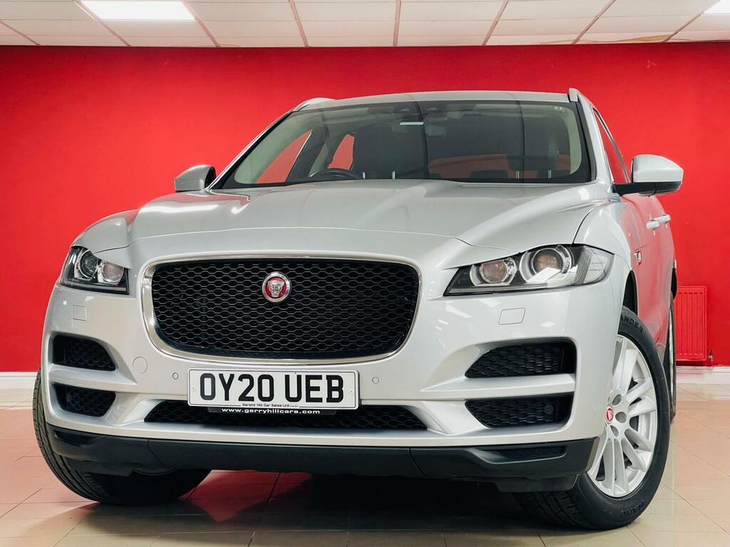 Jaguar F-Pace Suv 2.0 D180 Portfolio Awd Euro 6 Ss OY20UEB Silver #5