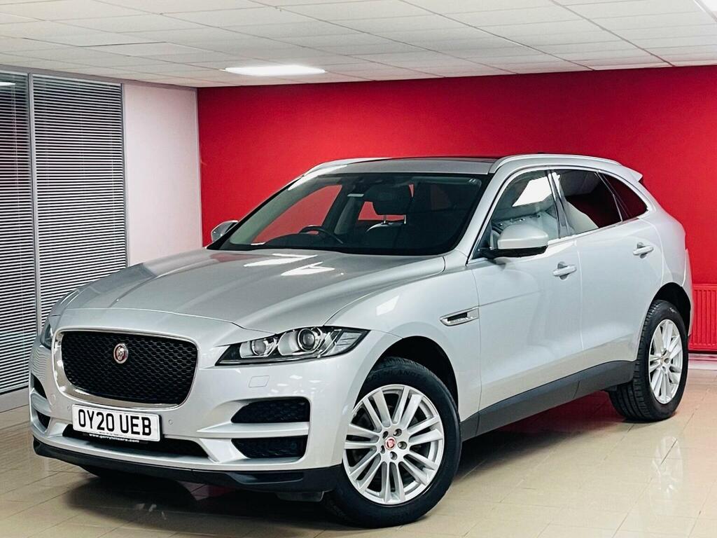 Jaguar F-Pace Suv 2.0 D180 Portfolio Awd Euro 6 Ss OY20UEB Silver #3