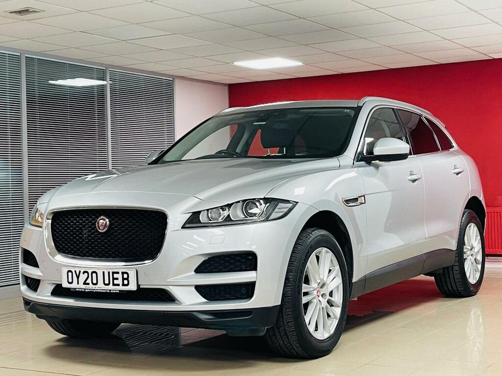 Jaguar F-Pace Suv 2.0 D180 Portfolio Awd Euro 6 Ss OY20UEB Silver #4