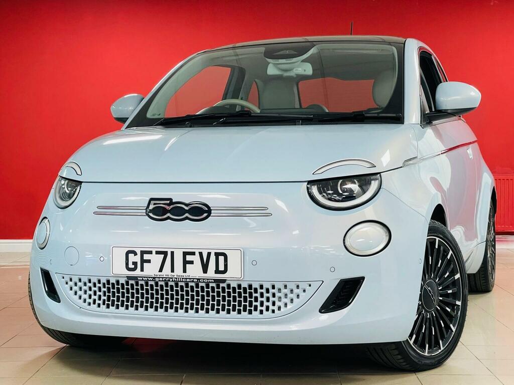 Fiat 500E Hatchback 42Kwh La Prima 202171 GF71FVD Blue #4