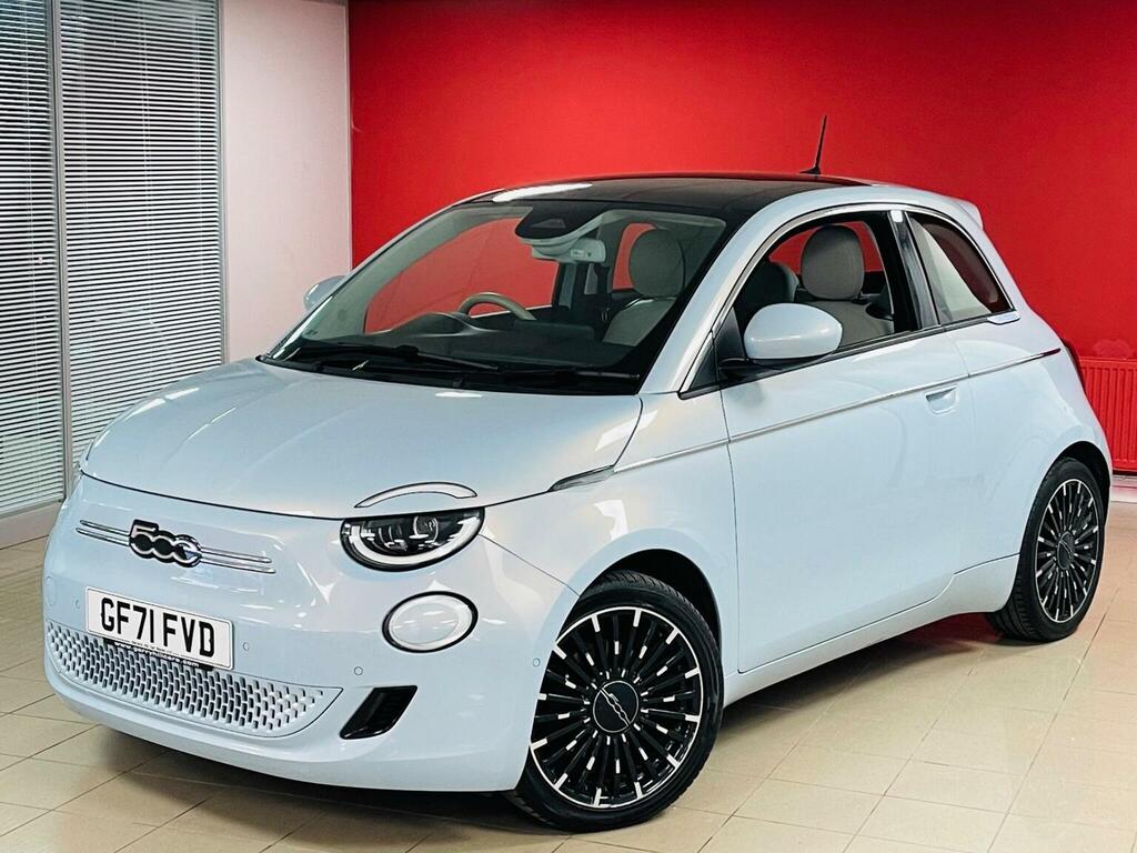 Fiat 500E Hatchback 42Kwh La Prima 202171 GF71FVD Blue #2