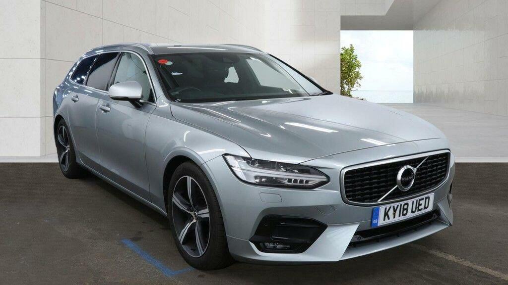 Volvo V90 Estate 2.0 D5 Powerpulse R-design Pro Awd Eur Silver #2