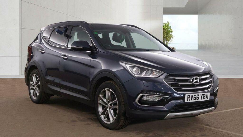 Hyundai Santa Fe Suv 2.2 Crdi Blue Drive Premium Se 4Wd Euro 6 Blue #3
