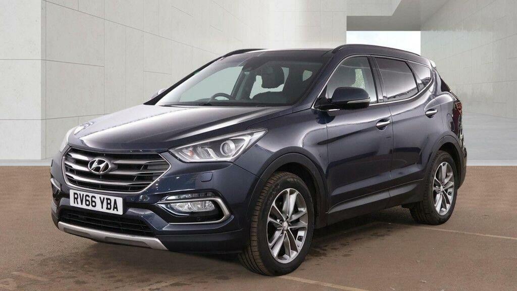 Hyundai Santa Fe Suv 2.2 Crdi Blue Drive Premium Se 4Wd Euro 6 Blue #4